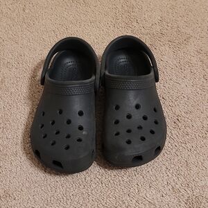 Kids Black Crocs